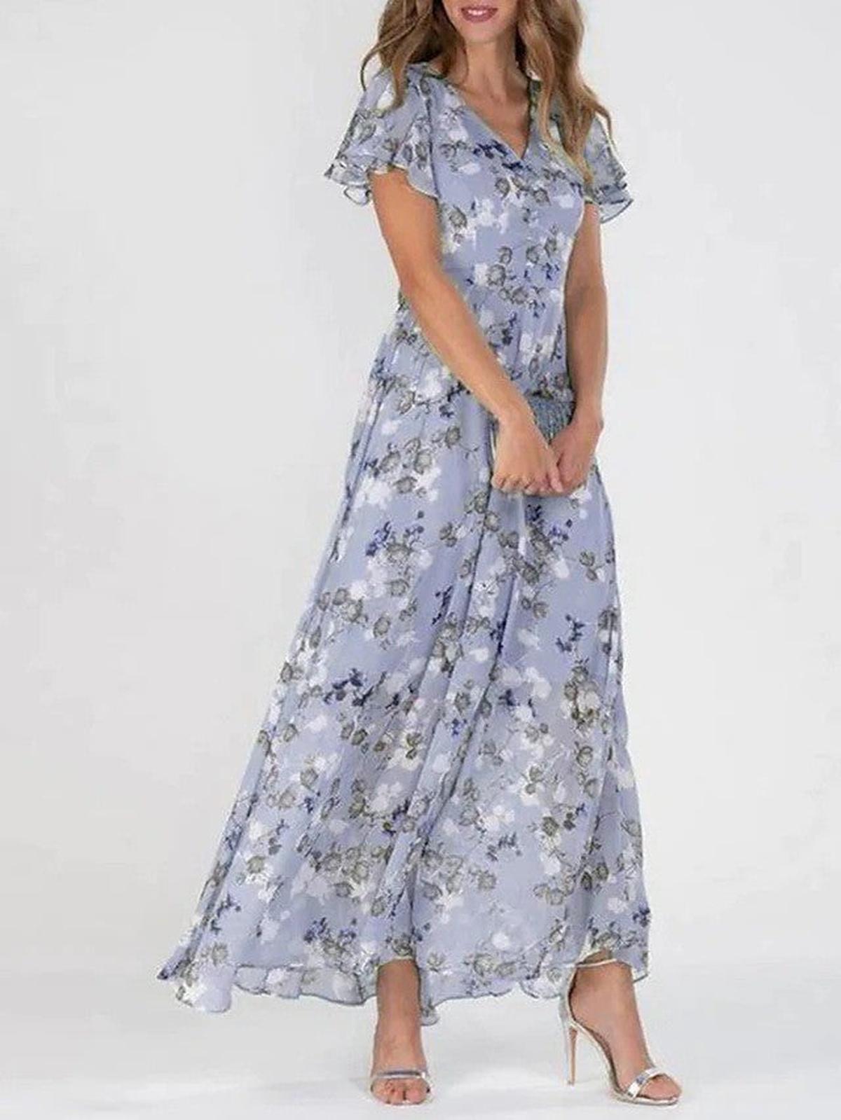 Women&#39;s Elegant Midi Dress With Flattering Fit