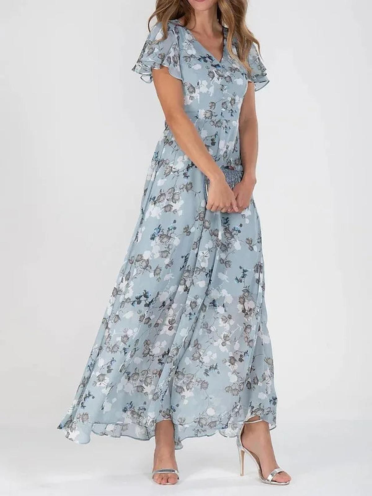Women&#39;s Elegant Midi Dress With Flattering Fit