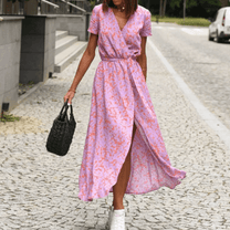 Women&#39;s Elegant Printed Summer Dress