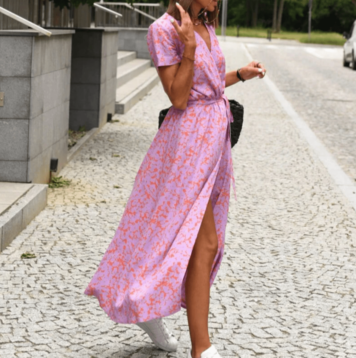 Women&#39;s Elegant Printed Summer Dress