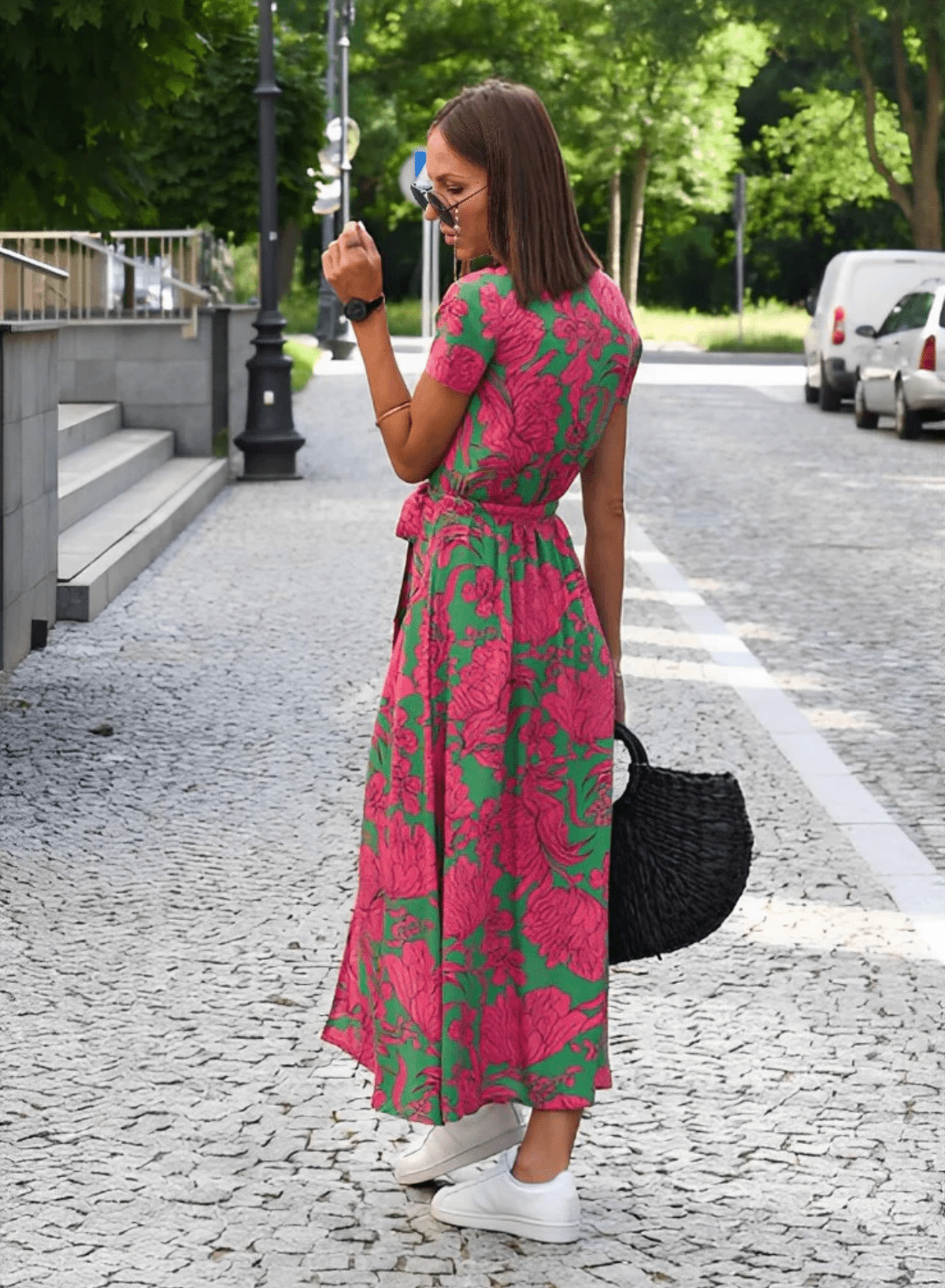 Women&#39;s Elegant Printed Summer Dress