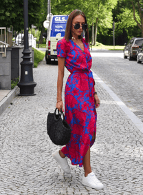 Women&#39;s Elegant Printed Summer Dress