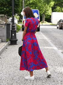 Women&#39;s Elegant Printed Summer Dress