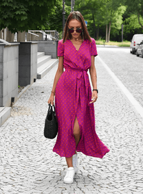 Women&#39;s Elegant Printed Summer Dress