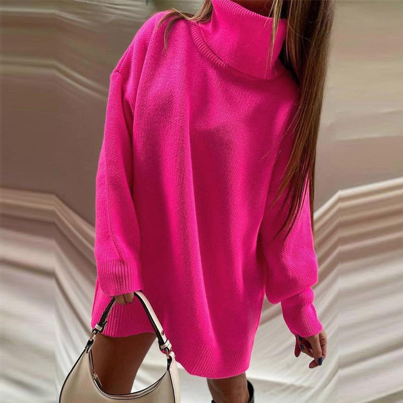 Women&#39;s Elegant Pullover With Modern Collar