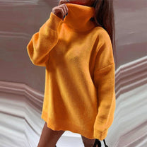 Women&#39;s Elegant Pullover With Modern Collar