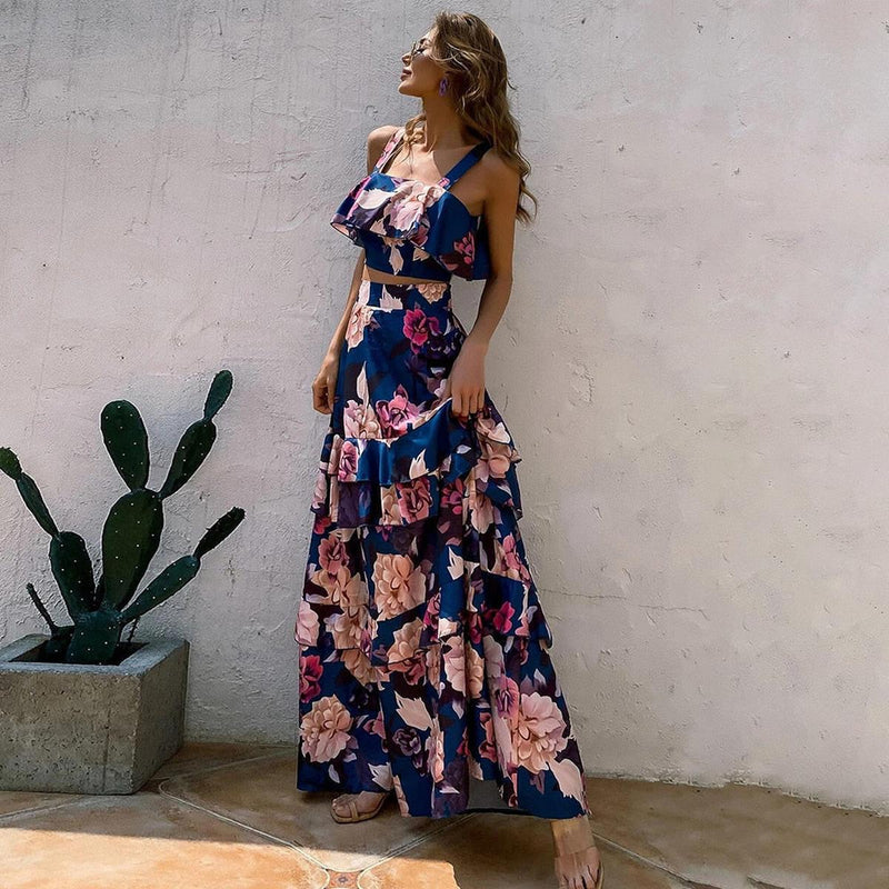 Women&#39;s Elegant Summer Maxi Dress With Flattering Fit