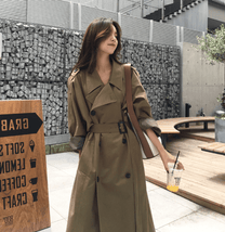 Women&#39;s Elegant Trench Coat Wind Weather Resistant