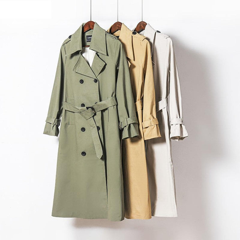Women&#39;s Elegant Trench Coat Wind Weather Resistant
