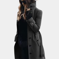 Women&#39;s Elegant Warm Trench Coat
