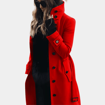 Women&#39;s Elegant Warm Trench Coat