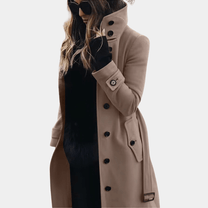 Women&#39;s Elegant Warm Trench Coat