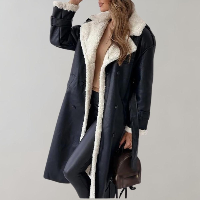 Women&#39;s Elegant Winter Jacket Made From Soft Polyester