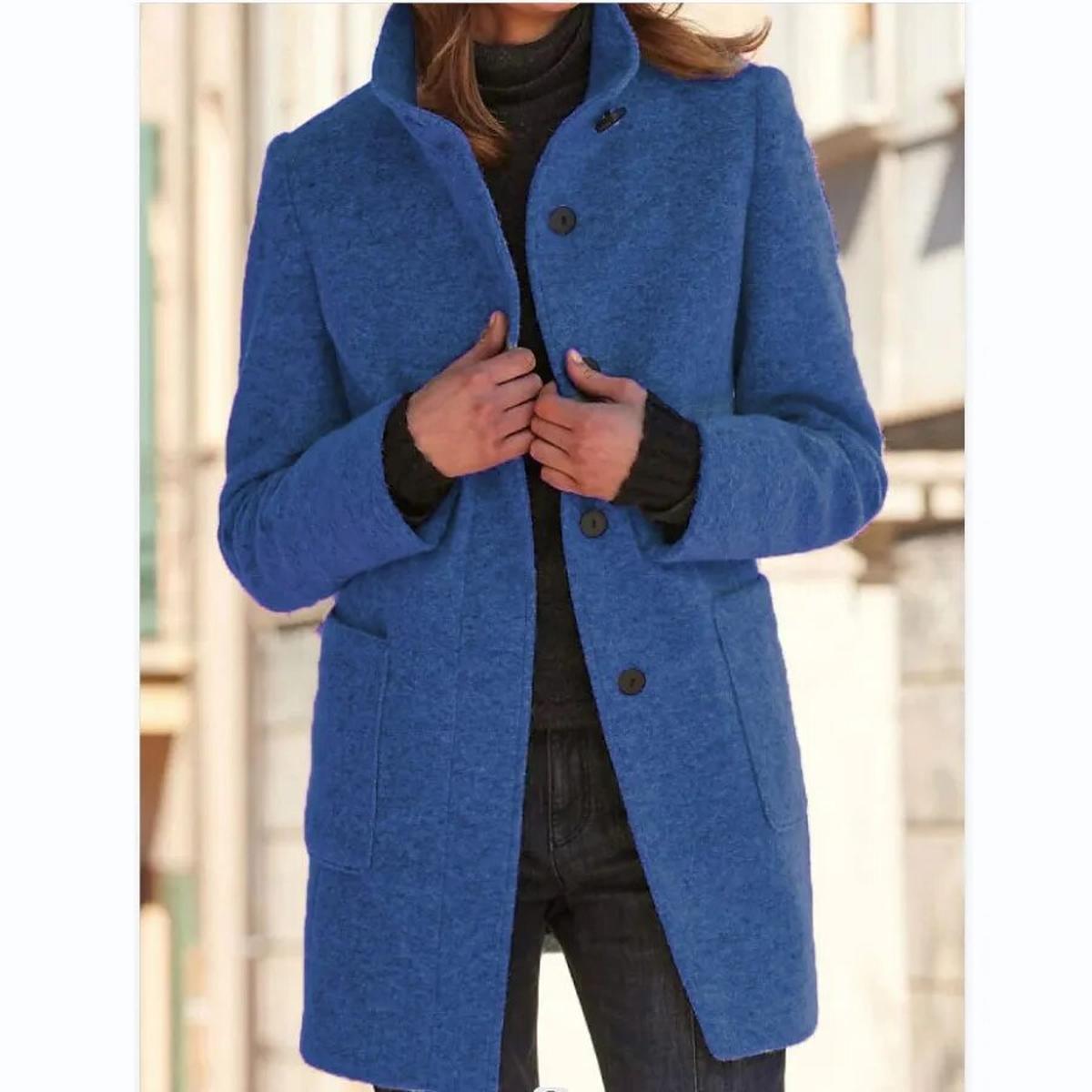 Women&#39;s Elegant Winter Wool Coat
