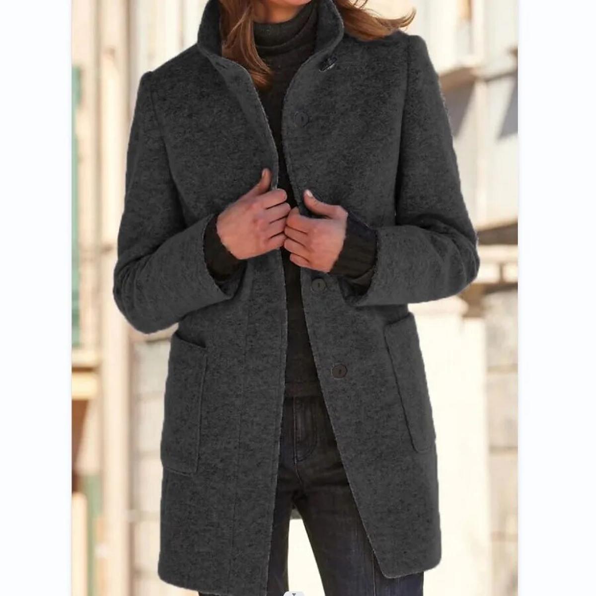 Women&#39;s Elegant Winter Wool Coat
