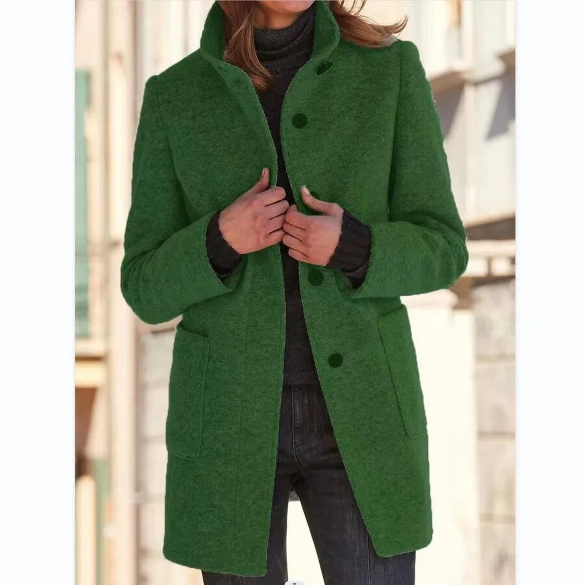 Women&#39;s Elegant Winter Wool Coat