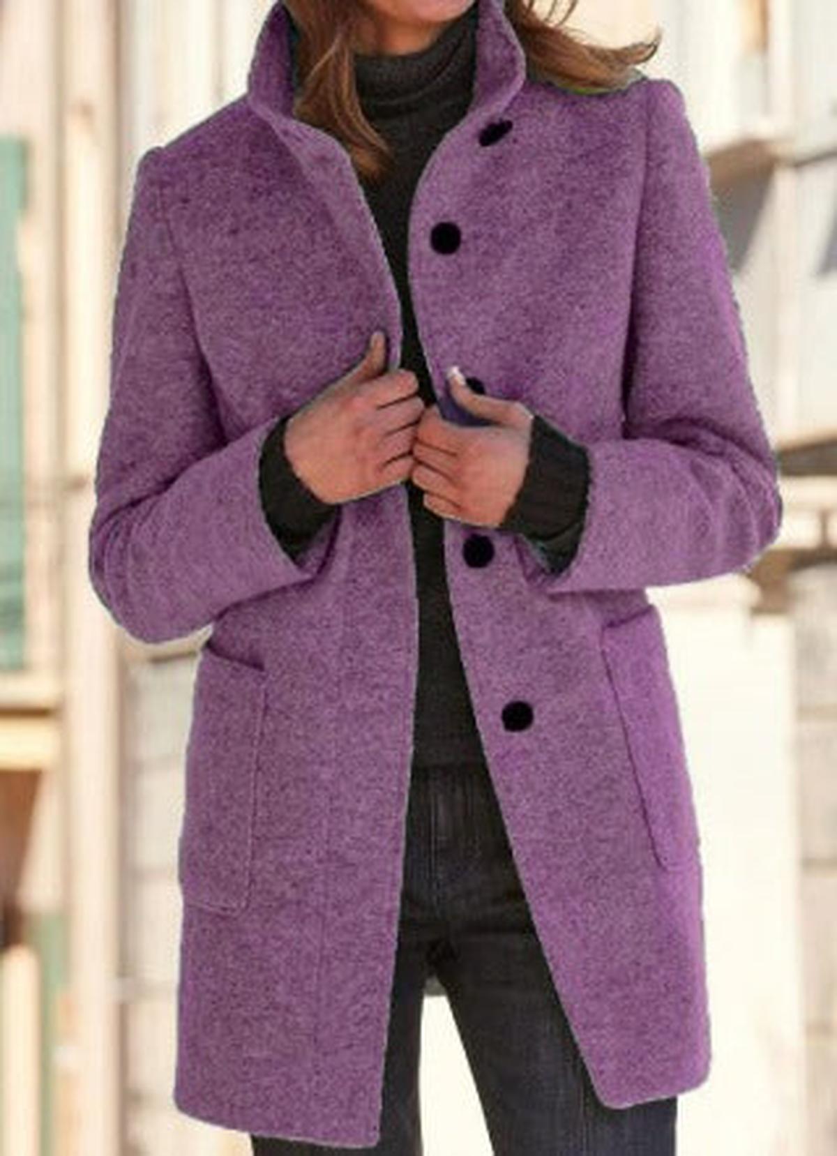 Women&#39;s Elegant Winter Wool Coat