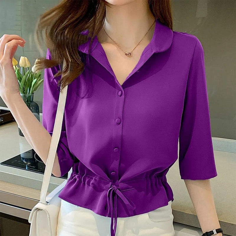 Women&#39;s Embroidered Spring Blouse