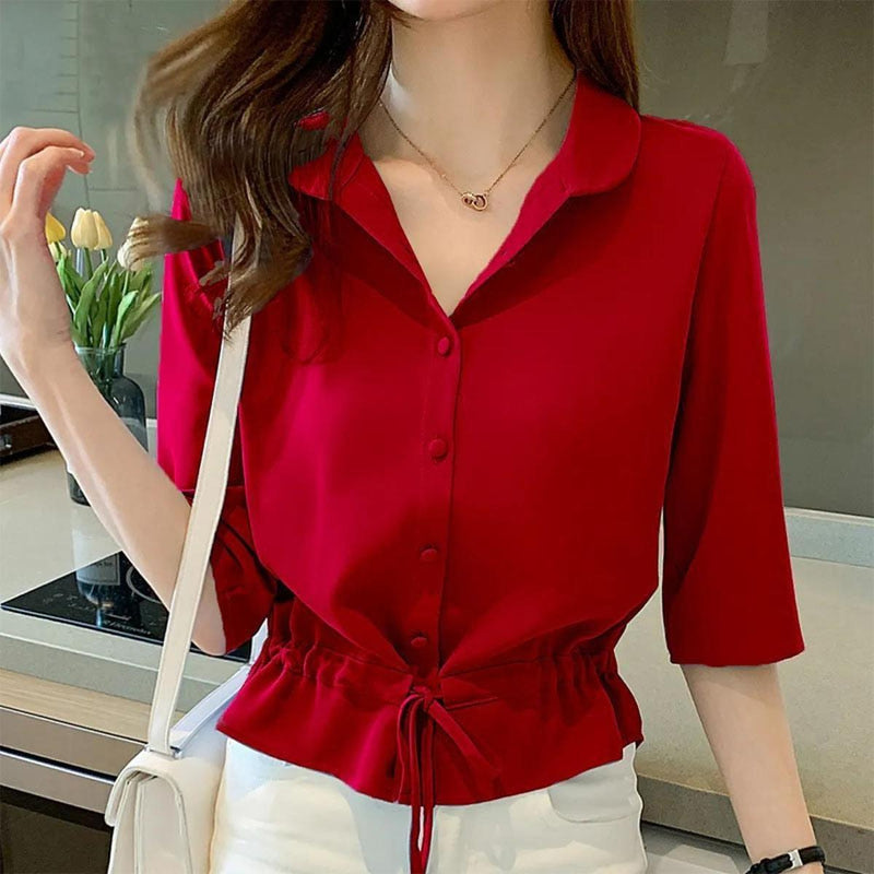 Women&#39;s Embroidered Spring Blouse