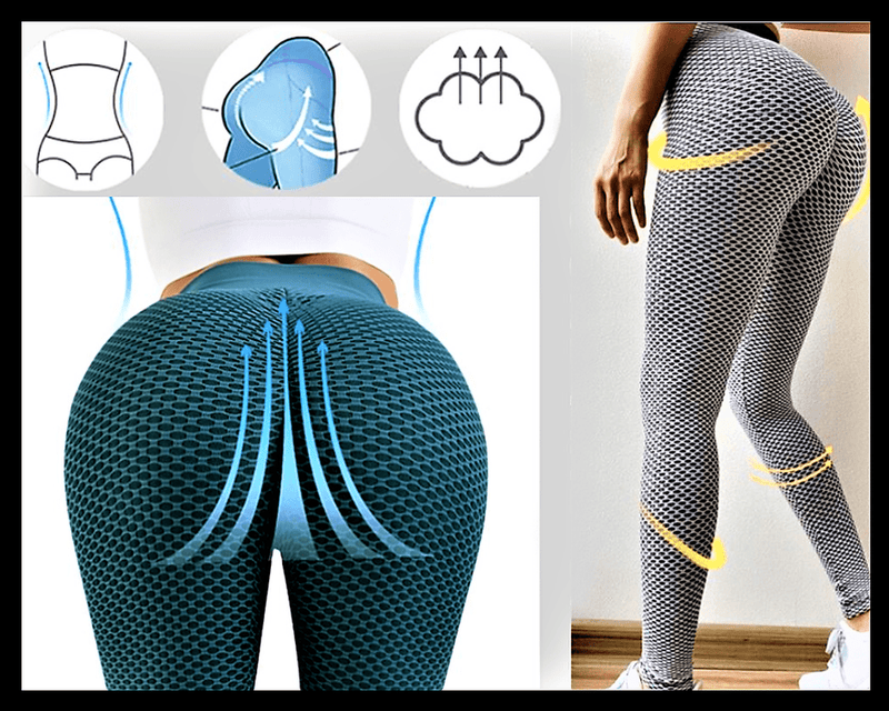 Women&#39;s Fitness Leggings With Elastic Waistband