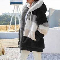 Women&#39;s Fleece Jacket With Full Zipper And Pockets