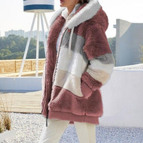Women&#39;s Fleece Jacket With Full Zipper And Pockets