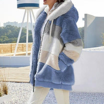 Women&#39;s Fleece Jacket With Full Zipper And Pockets