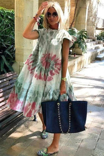 Women&#39;s Floral Print A-Line Summer Dress