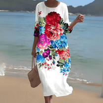 Women&#39;s Flowy Lightweight Midi Dress