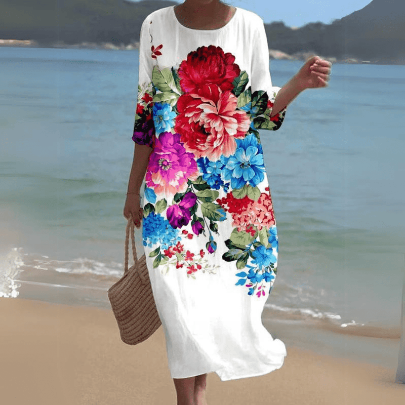 Women&#39;s Flowy Lightweight Midi Dress