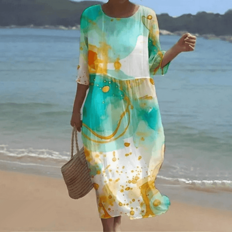 Women&#39;s Flowy Lightweight Midi Dress