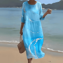 Women&#39;s Flowy Lightweight Midi Dress