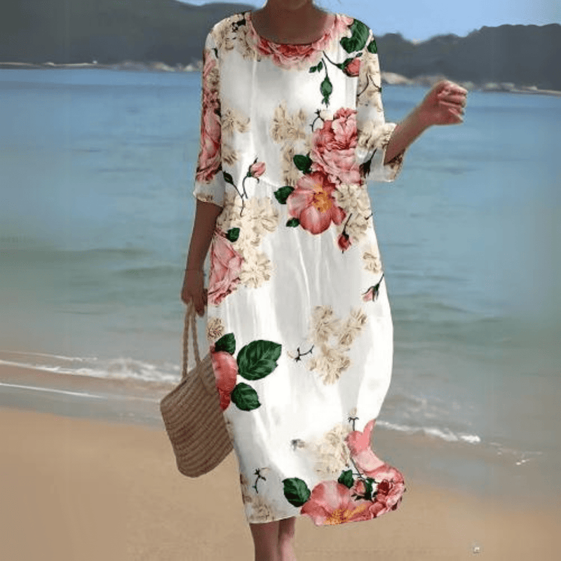 Women&#39;s Flowy Lightweight Midi Dress