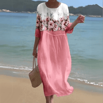 Women&#39;s Flowy Lightweight Midi Dress