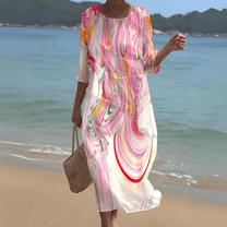 Women&#39;s Flowy Lightweight Midi Dress