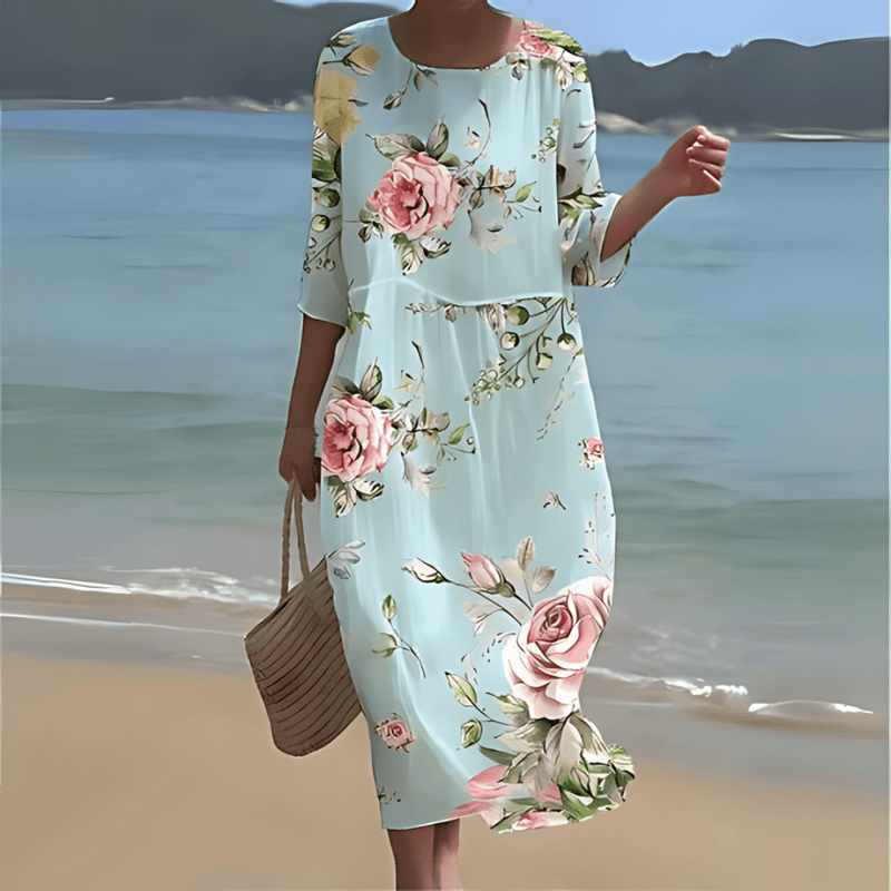 Women&#39;s Flowy Lightweight Midi Dress