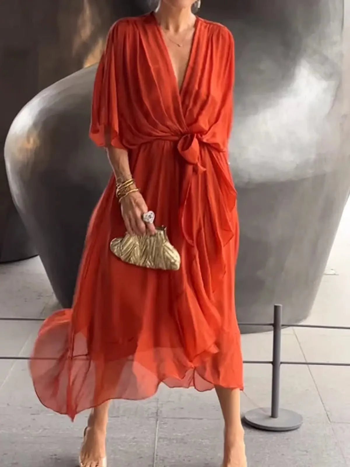 Women&#39;s Flowy Maxi Dress