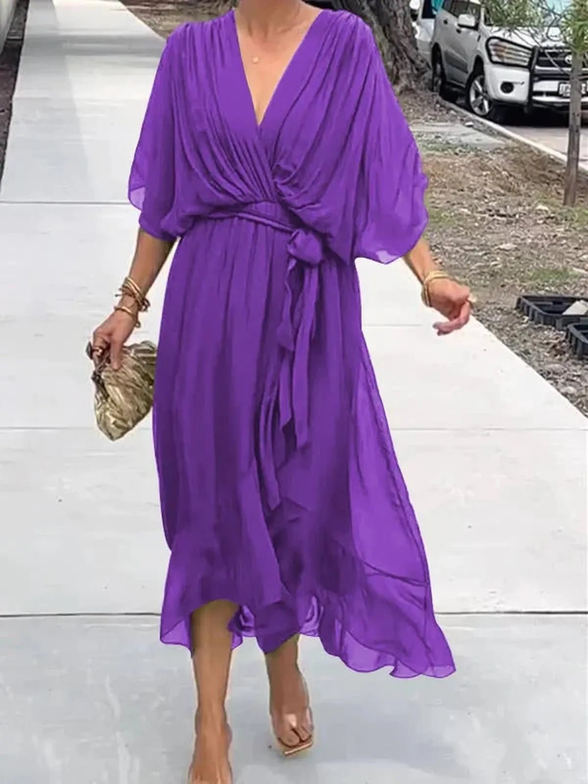 Women&#39;s Flowy Maxi Dress