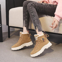 Women&#39;s Fur-Lined Winter Boots With Side Zipper