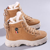 Women&#39;s Fur-Lined Winter Boots With Side Zipper