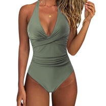 Women&#39;s High-Waisted Push-Up Swimwear