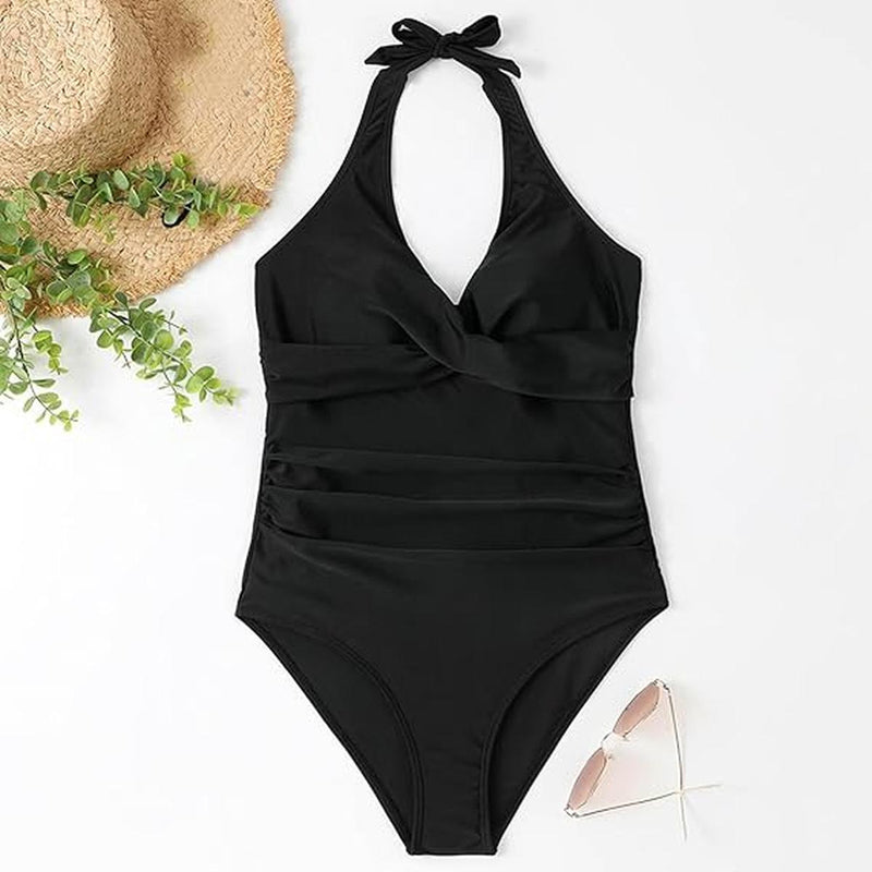 Women&#39;s High-Waisted Push-Up Swimwear