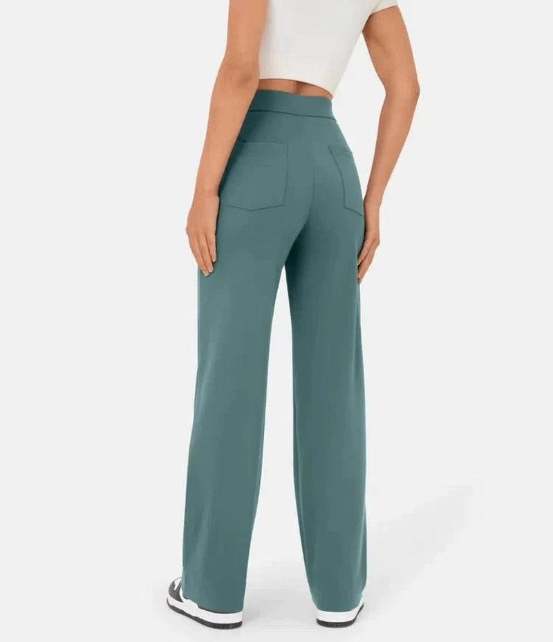 Women&#39;s High-Waisted Wide-Leg Trousers