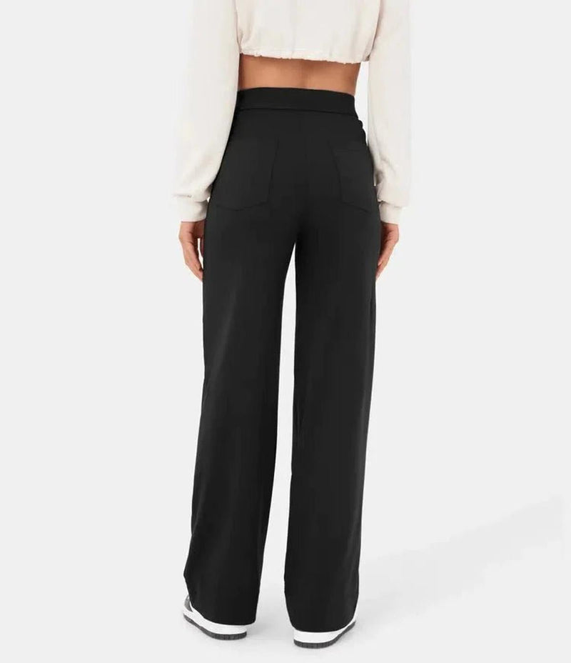 Women&#39;s High-Waisted Wide-Leg Trousers