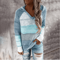 Women&#39;s Hooded Pullover Sweater