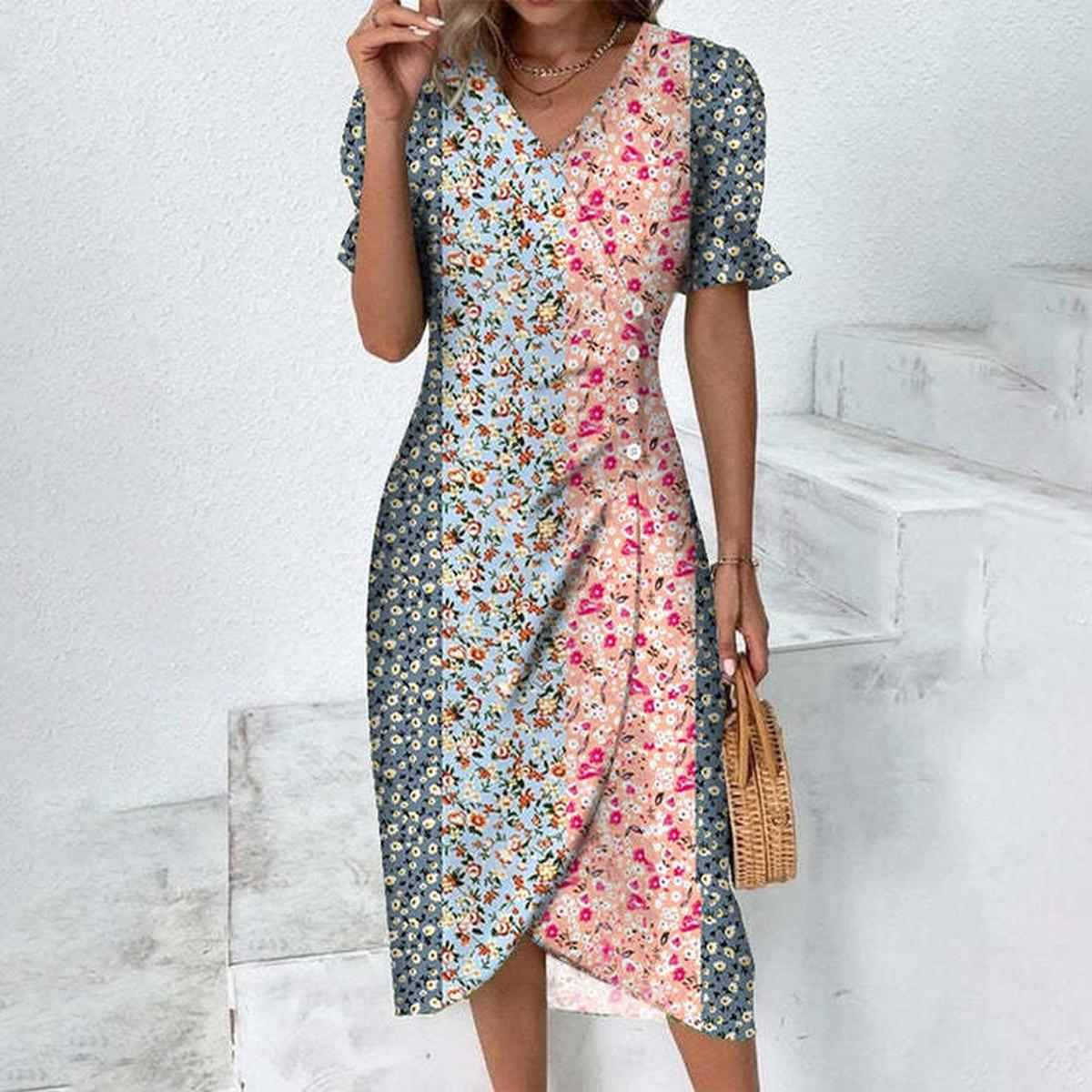 Women&#39;s Knee-Length Summer Dress