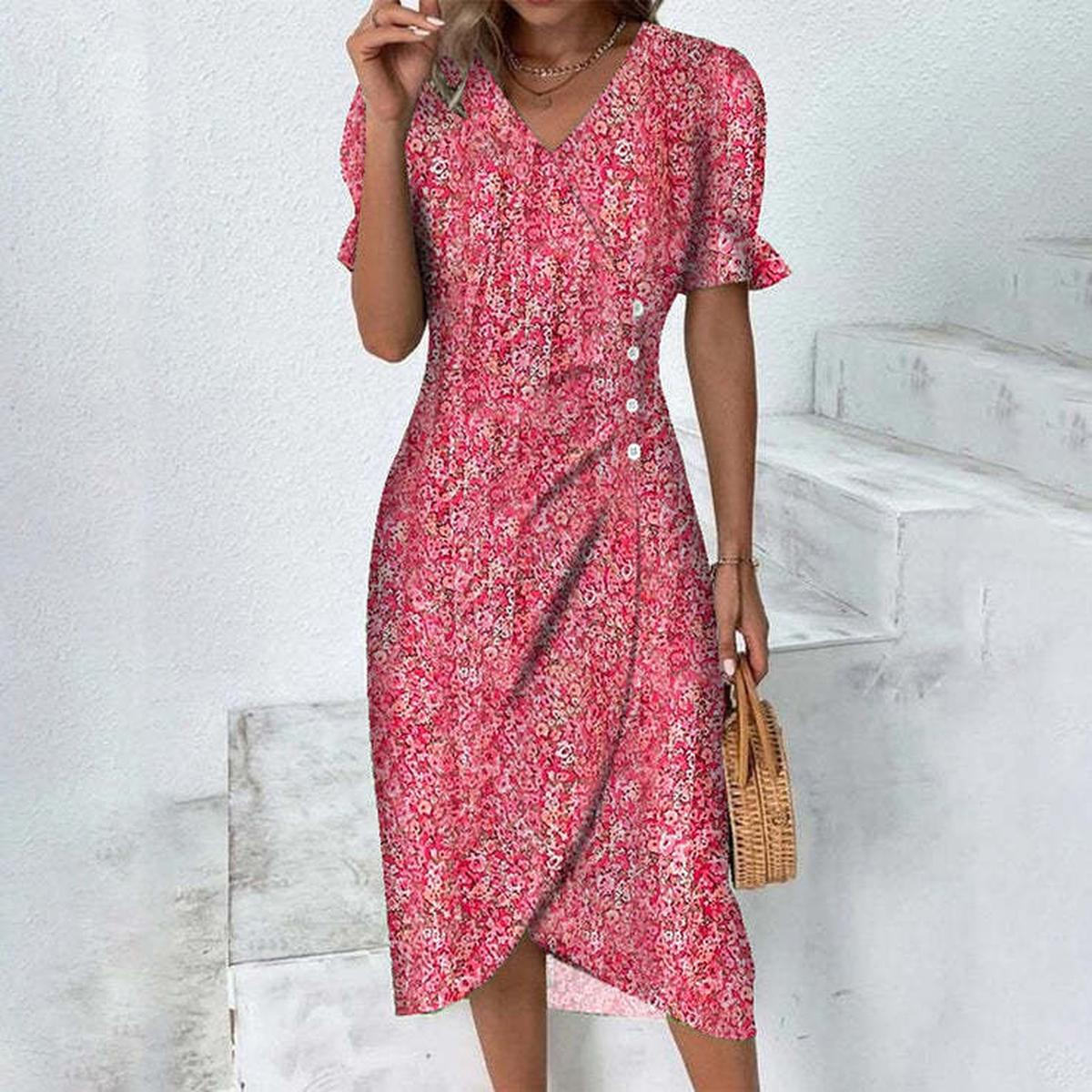 Women&#39;s Knee-Length Summer Dress
