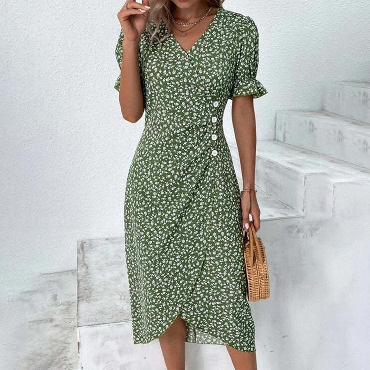 Women&#39;s Knee-Length Summer Dress