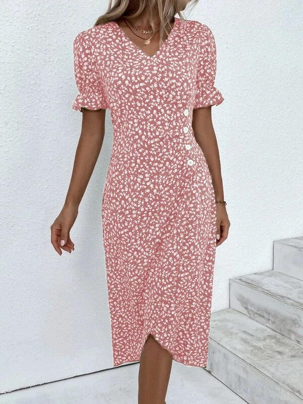 Women&#39;s Knee-Length Summer Dress
