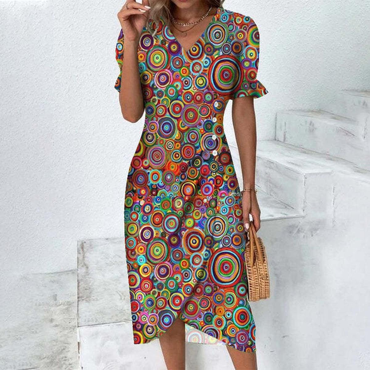 Women&#39;s Knee-Length Summer Dress